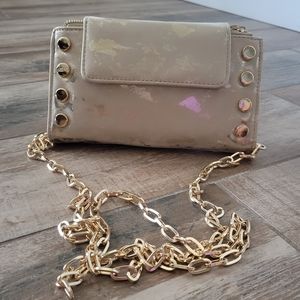 [NEW] Metallic Taupe Wallet/Cross-body